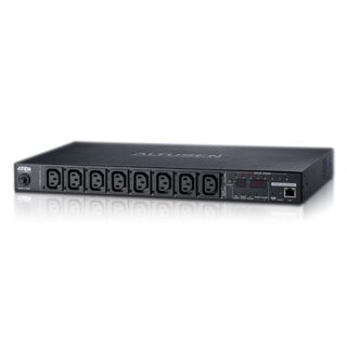 Aten 8 Port 1U 10A Smart PDU with Bank level metering and outlet control