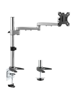 Astrotek Monitor Arm Desk Mount Height Adjustable Stand for Single LCD Display 23.8" 24" 27" 31.5" 32" 8kg 30° Tilt 180° Swivel 360° Pivot VESA LS