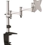 Astrotek Monitor Arm Desk Mount Height Adjustable Stand for Single LCD Display 23.8" 24" 27" 31.5" 32" 8kg 30° Tilt 180° Swivel 360° Pivot VESA LS