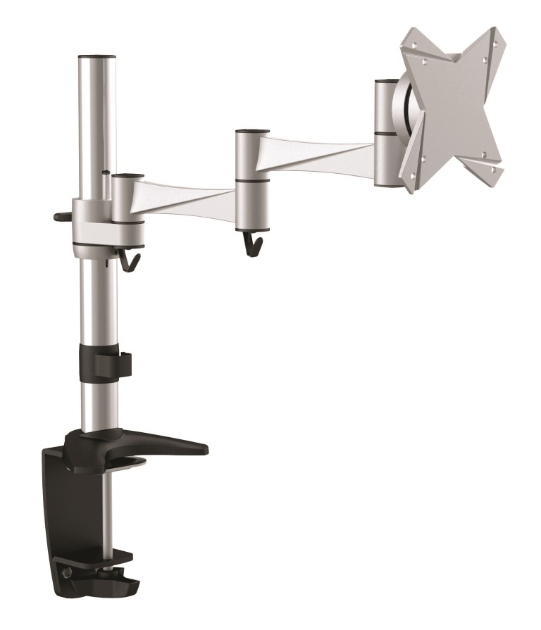 Astrotek Monitor Arm Desk Mount Height Adjustable Stand for Single LCD Display 23.8" 24" 27" 31.5" 32" 8kg 30° Tilt 180° Swivel 360° Pivot VESA LS