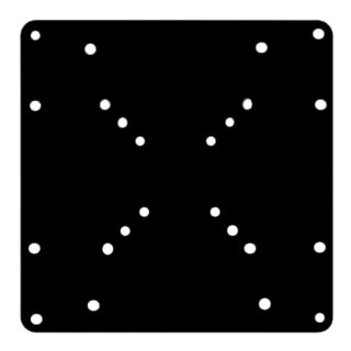 Brateck LCD 200X200 VESA Extension Plate Fit most 23"- 42" LED