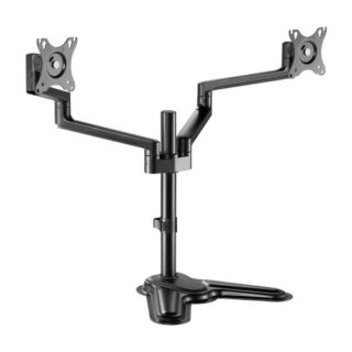 Brateck Premium Aluminum Articulating Monitor Stand Fit Most 17"-32" Monitor Weight Capacity Up to 8KG VESA 75x75