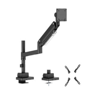 Brateck LDT80-C012P Super Heavy-Duty Pole-Mounted Gas Spring Monitor Arm