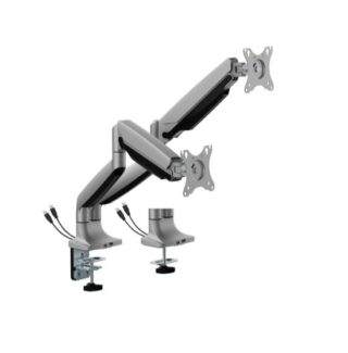 Brateck LDT82-C024UC Dual Screen Heavy-Duty Gas Spring Monitory Arm with USB Ports For most 17"~35" Monitors