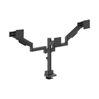Brateck Modular Mechanical Spring Triple Monitor Arm with Sliders 17"-27" Monitor Weight Capacity (per flat screen):11kg
