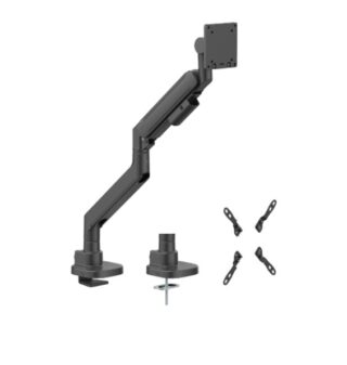 Brateck LDT87-C012-B Titan Heavy-Duty Gas Spring Monitor Arm Black