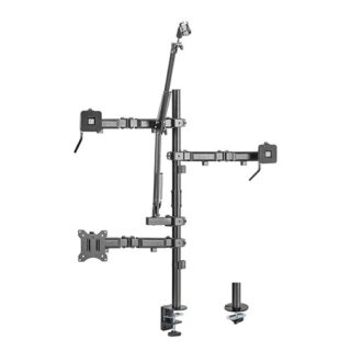 Brateck Single-Monitor All-in-One Studio Setup Desktop Mount Fix 17"-32" Up to 9kg
