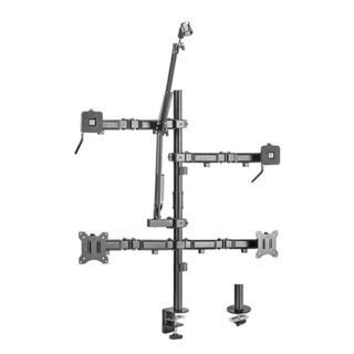 Brateck Dual-Monitor All-in-One Studio Setup Desktop Mount Fit17"-32" Weight Capacity Up to 9kg