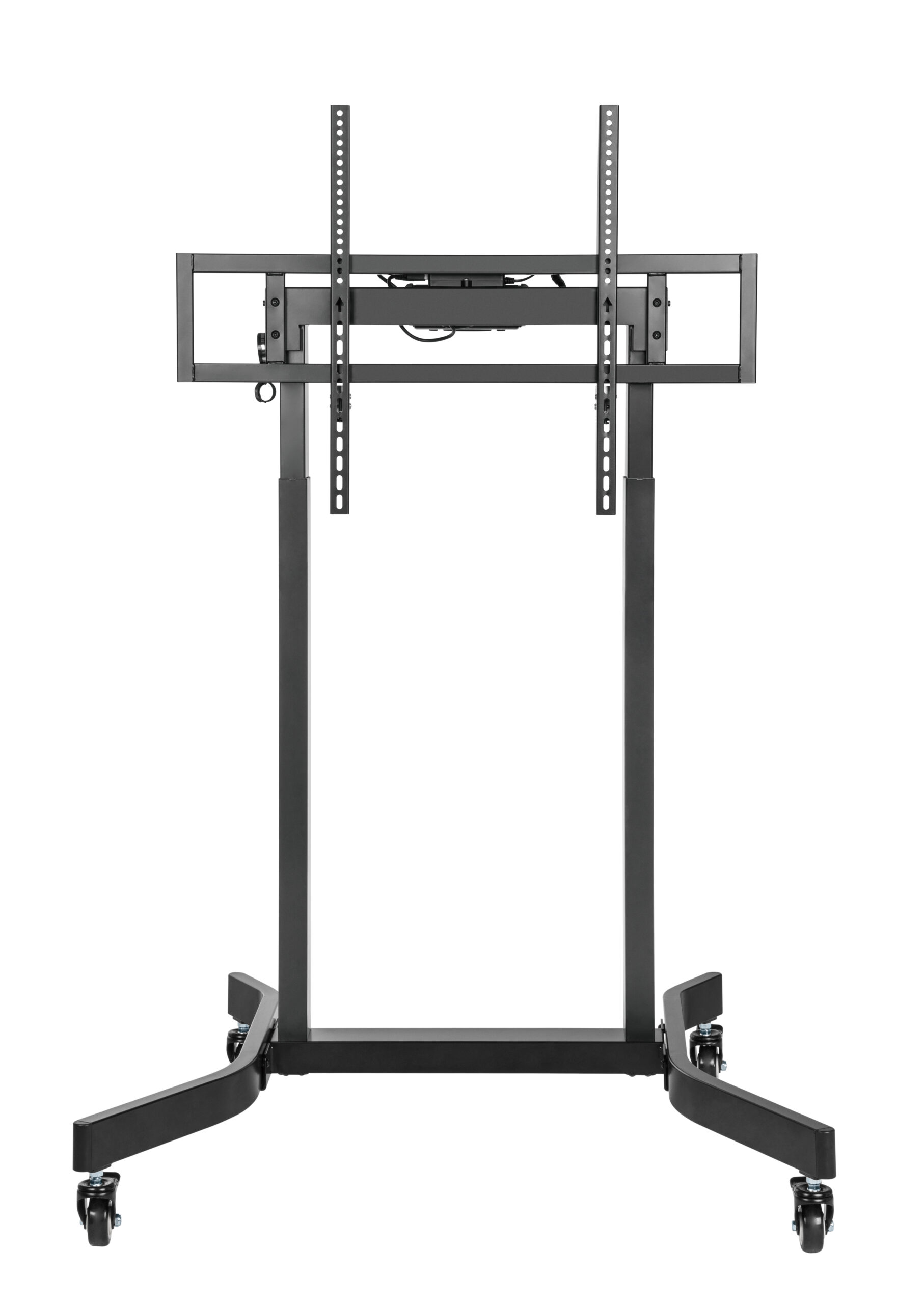 Brateck Standard Motorized TV Cart Fit 55"-100" Up to 120kg- Matte Black