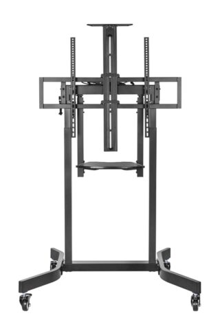 Brateck Deluxe Motorized Large TV Cart with Manual Tilt