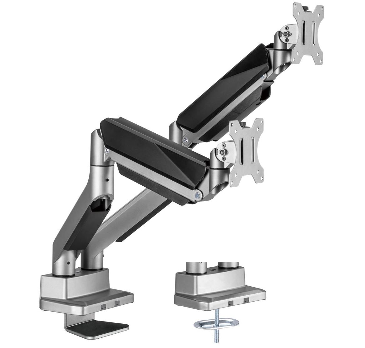 mbeat® activiva Heavy Duty Dual Monitor Screen Gas Spring Monitor Arm Support:For monitors 17”-35’’