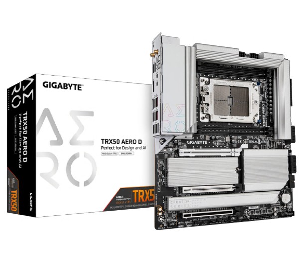 (LS) Gigabyte TRX50 AERO D AMD Ryzen Motherboard 4x DDR5~256GB