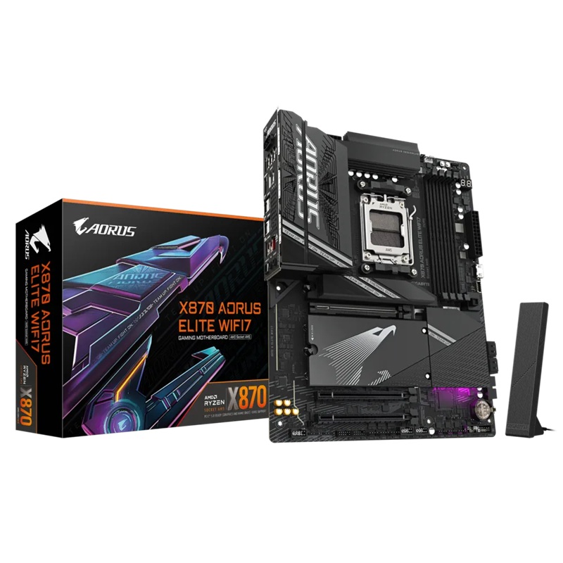 Gigabyte X870 AORUS ELITE WIFI7 AMD AM5 ATX Motherboard 4x DDR5~256GB
