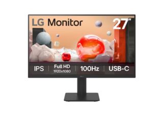 LG 27” IPS Full HD monitor with USB-C
