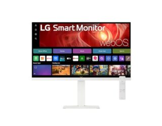LG 27” 4K UHD IPS Smart Monitor with webOS