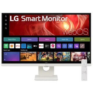LG 27" 4K UHD IPS Smart Monitor: 3840×2160  (4K UHD)