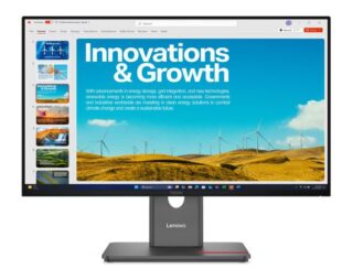 Lenovo ThinkVision P24qd-40 23.8" 24" 24" QHD IPS Monitor 2K 2560x1440 16:9 Height Adjustable Tilt Swivel Pivot HDMI USB-C DP1.4 4xUSB3.2 Hub LAN 3yr