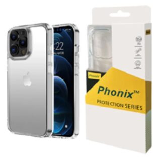 Phonix Apple iPhone 17e /  iPhone 16e / iPhone15 / iPhone 14 / iPhone 13 (6.1") Clear Rock Shockproof Case - Ultra-thin