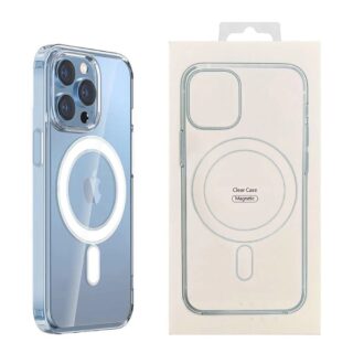 USP Apple iPhone 15 (6.1") Clear Case with MagSafe - Built-in magnets