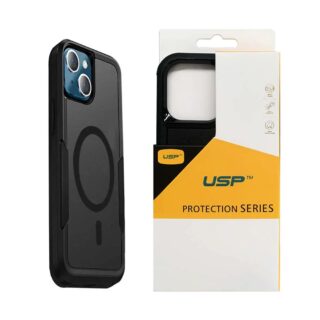 USP Rugged Apple iPhone 16 Pro Max (6.9") Armor Light Case with MagSafe Black - Built-in magnets