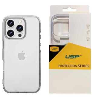 USP Apple iPhone 16 Pro Max (6.9") Clear Rock Shockproof Case -  Ultra-thin