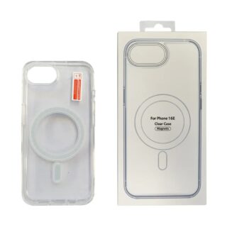 USP Apple iPhone 17e /  iPhone 16e (6.1") Clear Case with MagSafe - Built-in magnets