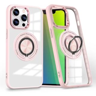 USP Apple iPhone 17 Pro Max (6.9") MagSafe Case with Ring Holder Pink - Silicone Bumper