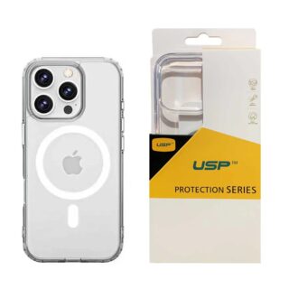 USP Apple iPhone 17 (6.3") Clear Rock Shockproof Case with MagSafe - Ultra-thin