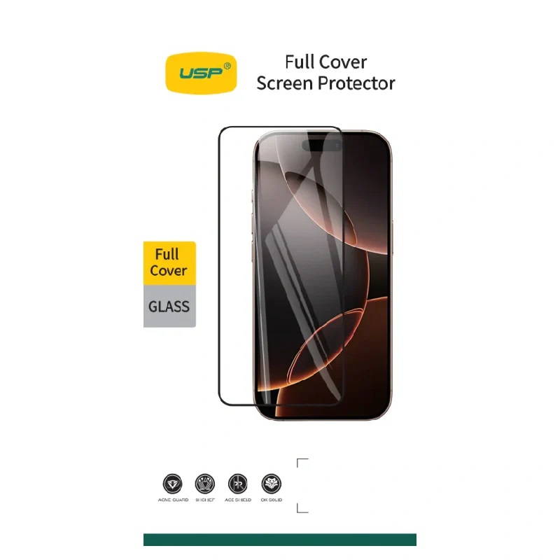 USP Apple iPhone Air (6.5") Tempered Glass Screen Protector - Full Coverage