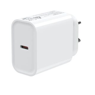 USP 45W GaN Single USB-C PD Power Adapter - White