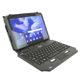 Generic Samsung Galaxy Tab Active4 Pro/ Active Pro (10.1") Back Lit 2-In-1 Attachable Keyboard - Black (7160-1869-00)