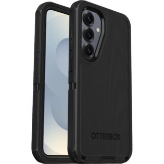 OtterBox Defender Samsung Galaxy S25 5G/ Galaxy S24 5G (6.2") Case Black -No Retail Packaging- (77-97361)