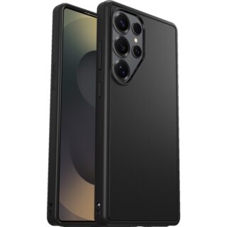 OtterBox React Samsung Galaxy S25 Ultra 5G (6.9") Case Black Crystal (Clear/Black) -(77-97504))