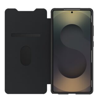 OtterBox React Folio Samsung Galaxy S25 Ultra 5G (6.9") Case Black Crystal (Clear/Black) - (77-97833)
