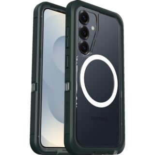 OtterBox Defender XT Clear Magnets Samsung Galaxy S25 5G (6.2") Case Sagebrush (Green) - (77-97870)