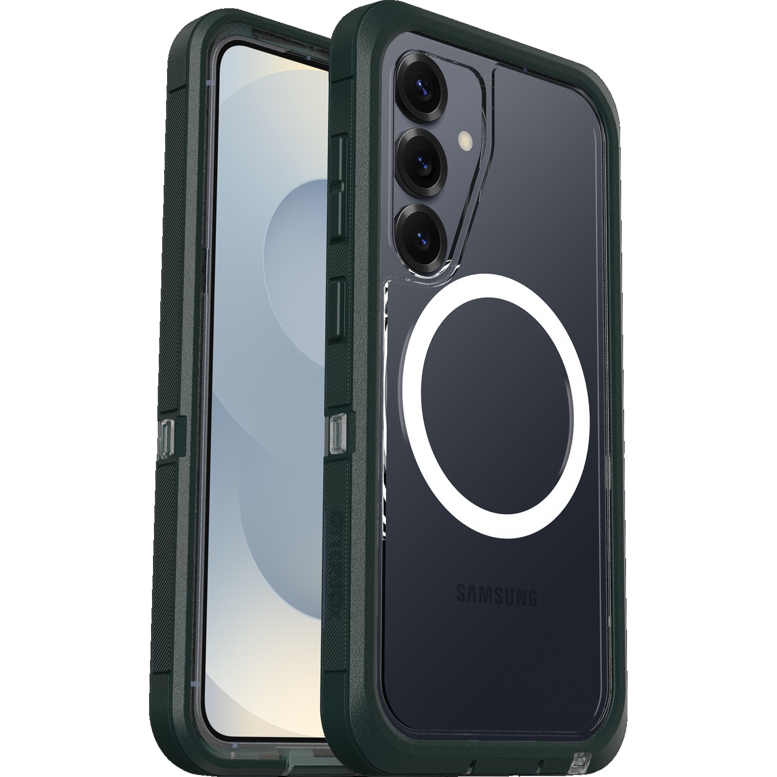 OtterBox Defender XT Clear Magnets Samsung Galaxy S25 5G (6.2") Case Sagebrush (Green) - (77-97870)