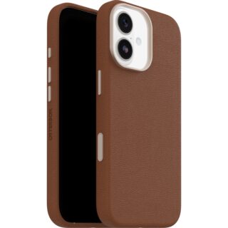 OtterBox Symmetry Cactus Leather MagSafe Apple iPhone 17 (6.3") Case Desert Saddle (Brown) - (77-99017)