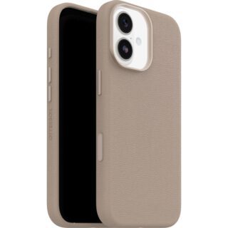 OtterBox Symmetry Cactus Leather MagSafe Apple iPhone 17 (6.3") Case Grey Comfort (Biege) - (77-99025)