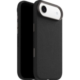 OtterBox Symmetry Cactus Leather MagSafe Apple iPhone Air (6.5") Case Noir Ash (Black) - (77-99029)