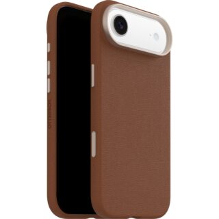 OtterBox Symmetry Cactus Leather MagSafe Apple iPhone Air (6.5") Case Desert Saddle (Brown)- (77-99033)
