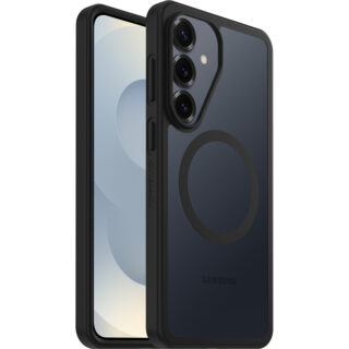 OtterBox React Magnets Samsung Galaxy S26+ 5G (6.7") Case Black Crystal (Clear/Black) - (77-99936)