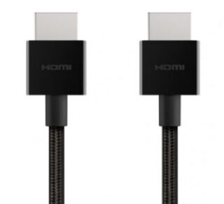 Belkin 8K Ultra High Speed HDMI 2.1 Braided Cable (2M) - Black (AV10176bt2M-BLK)