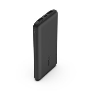 Belkin BoostCharge CCC-Certified 10k mAh Power Bank (Triple-Port) + USB-C to USB-A Cable - Black (BPB011BTBK)