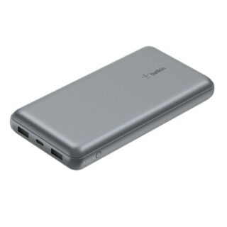Belkin BoostCharge 20k mAh Power Bank (Triple-Port) + USB-C to USB-A Cable - Space Grey (BPB012btGY)