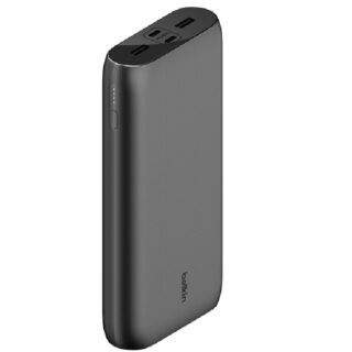 Belkin BoostCharge CCC-Certified 26k mAh Power Bank (4 Port ) + USB-C to USB-C Cable (45CM) - Black (BPB016BTBK)