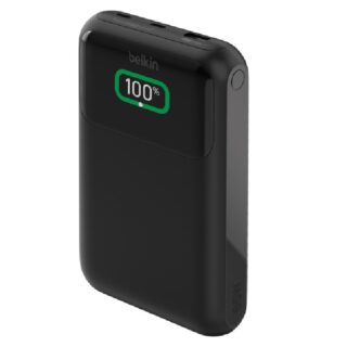 Belkin BoostCharge Pro 20k mAh Laptop Power Bank (3 Port) +USB-C to USB-C Cable 60W (60cm) - Black(BPB020BTBK)