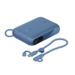 Belkin BoostCharge 10K mAh Power Bank with Display + USB-C to USB-C Cable 60W (15CM) - Blue (BPB027fqBL)