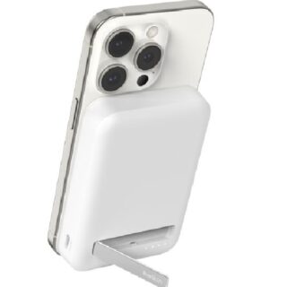Belkin BoostCharge Pro 10k mAh Magnetic Power Bank With Qi2 + USB-C Cable (1M) - White(BPD008btWH)