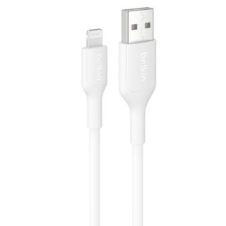 Belkin BoostCharge Lightning to USB-A Cable (1M) - White (CAA019fq1MWH)