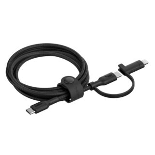 Belkin BoostCharge Pro 2-in-1 USB-C to USB-C/ Lightning (1.5M) - Black (CAC003fq1.5MBK)